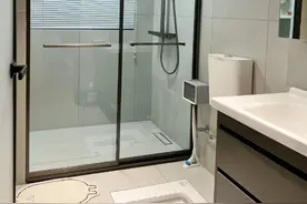 越来越多人不做淋浴玻璃隔断！看看上海人家里的做法，那叫一高级图片