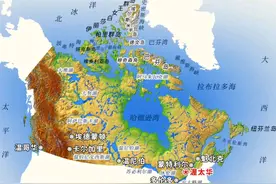 加拿大面积第二，却没几个大城市，都集中在边界线附近挨着美国图片