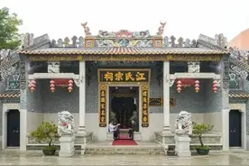 广东佛山张槎下朗村，传奇江太史和南海十三郎故里，探古寻幽图片