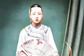 清末老照片：李鸿章侍妾冬梅明艳动人，诰命夫人雍容华贵图片