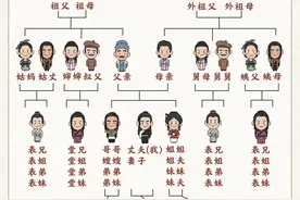 中国人亲戚关系图图片