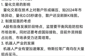 市场监管层明确定调了，A股量化交易只能规范不宜取消！图片