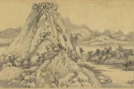 中国十大传世名画·黄公望山水画《富春山居图》图片