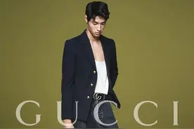 新晋意大利中国混血男模拿下蓝血大牌了！图片