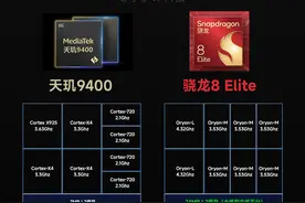 联发科终于站起来了！骁龙8 Elite和天玑9400详细对比评测来了图片
