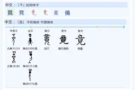682“竟”和“竞”这两个字有什么区别？图片