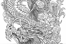 龙年画龙，99张龙资料图图片