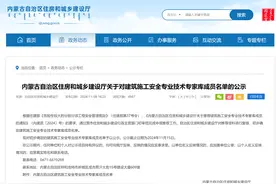 住建厅公示：279名建筑施工安全专业技术专家库成员名单图片