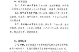 定了！岳阳2025学年中小学教育收费标准出炉图片