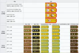 最复杂的军衔-朝鲜军衔图片