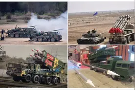 我们这两个邻国大打出手，枭龙战机跨境轰炸，巴铁大批中械准备打图片