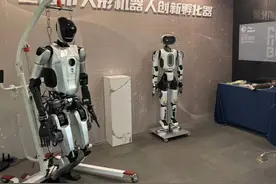 直膝行走，踹不倒，会劈叉！这个人形机器人“生”在徐汇图片