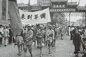 1945年10月1日，即民国三十四年，全国军民到处欢庆胜利（158）图片