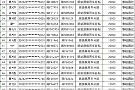 消费品以旧换新│龙岩市2024年第三批汽车以旧换新拟补贴人员名单公示图片