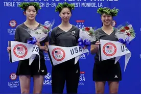 美国女乒全队爱中国男人！抢着和国乒男队配对，还公开表白林高远图片