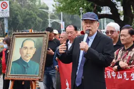 武之璋率众高呼打倒民进党，孙玉良：台湾最清醒的力量不愿陪葬图片