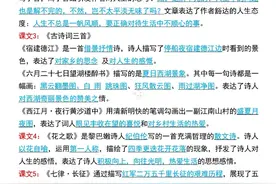 六年级语文上册，1-28课知识点总结，让孩子记牢！图片