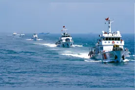 两岸舰船金门对峙，局势变成4对4，不到24小时，洪秀柱赴陆促统图片
