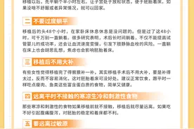 胚胎移植后的，10 条注意要点图片