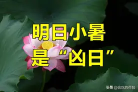明日小暑是“凶日”，牢记：1不建、2不出、3不吃，老传统别丢了图片