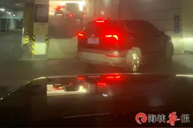 莆田京都壹品小区地下停车场一出口被挡，物业前后回应不一图片