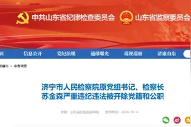 当了9年检察长的苏金森，被双开！图片