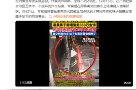 男子偷333万黄金用袜子埋地下图片