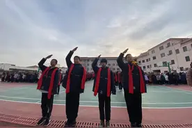 春光为序 向阳而行 2024年济南市东方双语实验学校举行春季开学典礼图片