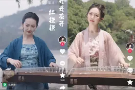 她是大学老师、古筝演奏家，扎根基层3年，在抖音直播间弘扬民乐图片