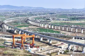 新建沪宁合高铁合肥枢纽工程稳步推进图片