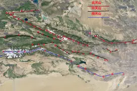 一张图让你把天山看个透——天山各山脉的分布图图片