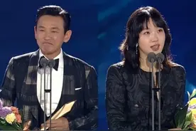 黄政民和金高银，获奖后流泪致辞，他含泪对妻子的感谢，感人至深图片