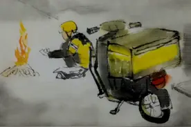 为何祭祀时烟火总往身上扑？因为不舍，所以让风替他轻抚你的脸颊图片