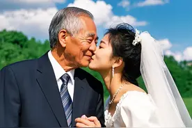 惊爆！25岁妙龄女恋上80岁老翁，婚后竟哭诉：太能折腾图片