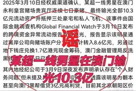 警方最新通报：36岁男子用AI捏造“顶流明星在澳门输了10亿”谣言，被行拘8日！图片