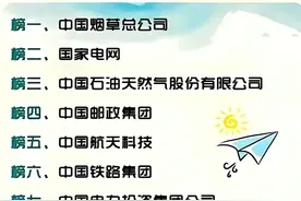 中国工资高，待遇好的十大国企，哪个国企排名第一呢？不妨收藏图片