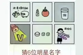 猜个明星名字，看看你能猜出来几个！图片