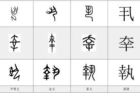 每日一字——執图片