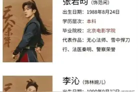 看到《庆余年2》演员们学历，有人是211硕士，有人还没上过大学图片