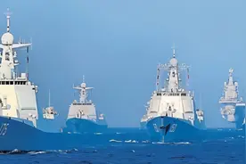 64艘驱逐舰，三艘航母，5艘075两栖舰，2025年中国海军实力一览图片