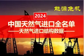 2024中国天然气进口全名单：俄罗斯成为我国最大的天然气供应国！图片