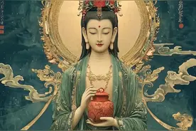青莲观音，大慈大悲救苦救难观世音菩萨图片
