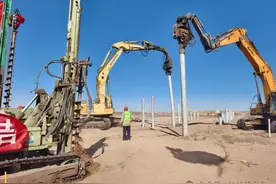 防沙治沙50万千瓦光伏一体化一期项目开工建设！图片