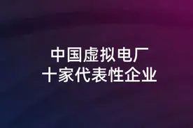中国虚拟电厂领域10家代表性上市公司图片