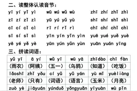 一年级晨读汉语拼音拼读练习图片