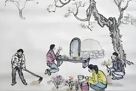 清明的意义：带孩子跟先人说说话图片