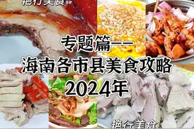 专题篇——海南各市县美食攻略2024年图片