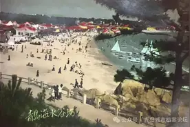 五、六十年代，青岛第一海水浴场图片
