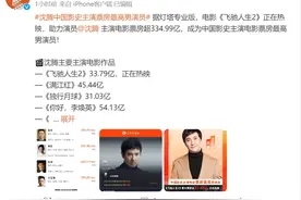 超334.99亿元！沈腾超越吴京成中国影史票房最高主演图片