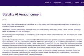 CEO突然跑了！图像生成头部玩家Stability AI错在这……图片